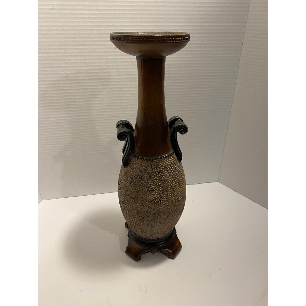 Tall African, Safari Theme, Textured Pillar Candle Holder, Fireplace/Table Decor